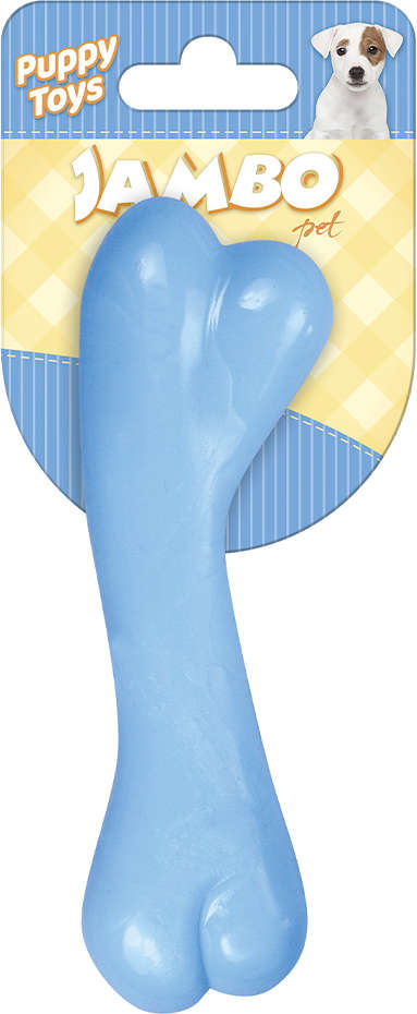 Brinquedo Mordedor Ossinho Baby Bone Azul - Tam. Único