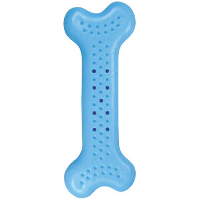 Brinquedo Mordedor Ossinho Baby Flat Azul