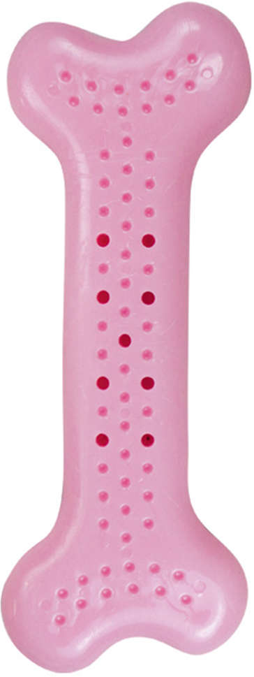 Brinquedo Mordedor Ossinho Baby Flat Rosa - Tam. Único