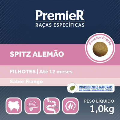Ração Premier Raças Específicas Spitz Alemão Filhote