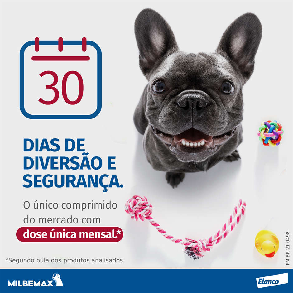 Vermífugo Elanco Milbemax C para Cães até 5Kg - 2 Comprimidos