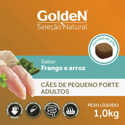 Ração Seca PremieR Pet Golden Seleção Natural para Cães Adultos Mini Bits