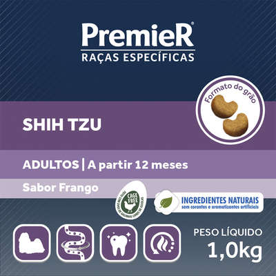 Ração Premier Pet Raças Específicas Shih Tzu Adulto