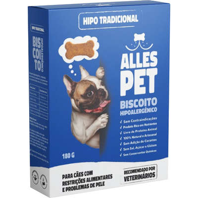Biscoito Hipoalergênico Alles Pet Tradicional