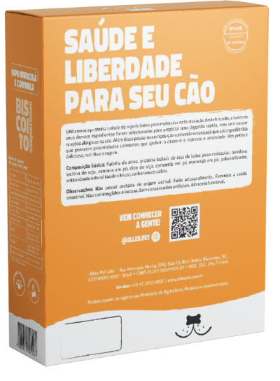 Biscoito Hipoalergênico Alles Pet Maracujá e Camomila - 180 g