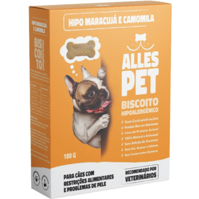 Biscoito Hipoalergênico Alles Pet Maracujá e Camomila