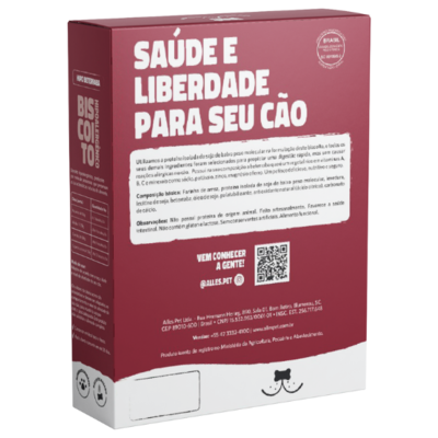 Biscoito Hipoalergênico Alles Pet Beterraba