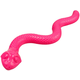 Brinquedo Cobra TPR com Dispenser para Ração Rosa para Cães