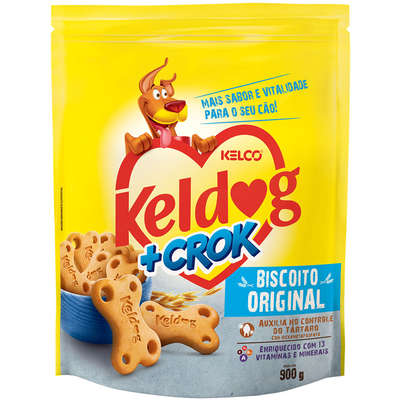 Biscoito Keldog +Crok Original Para Cães Adultos