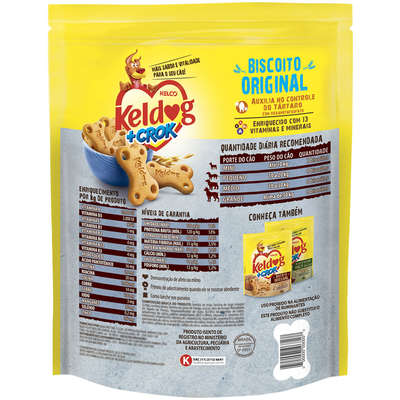 Biscoito Keldog +Crok Original Para Cães Adultos