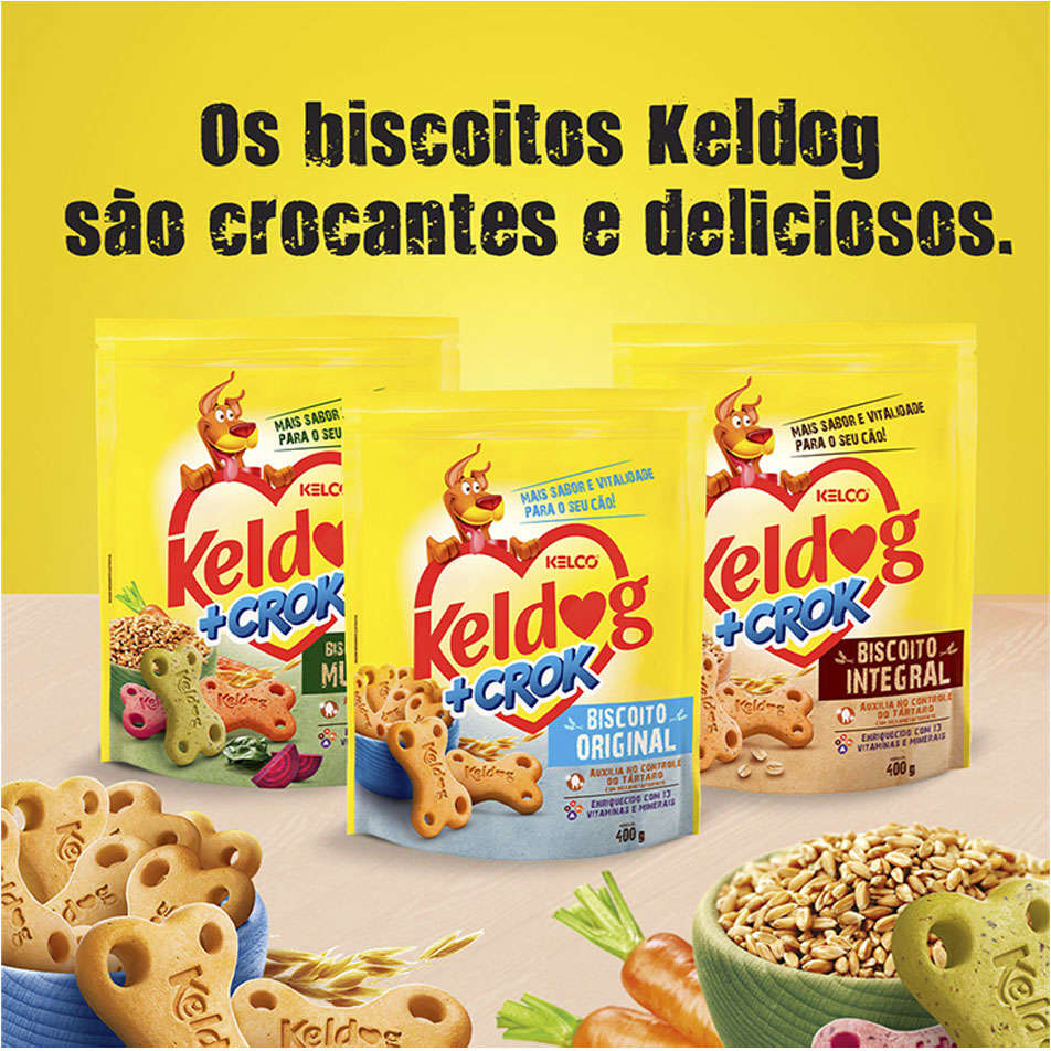 Biscoito Keldog para Cães Adultos Original - 900g