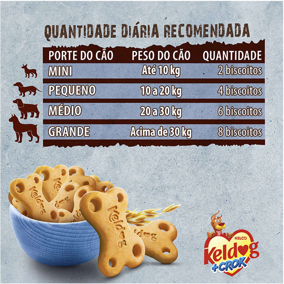 Biscoito Keldog para Cães Adultos Original - 900g