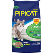 Areia Sanitária Classic Pipicat - 4Kg