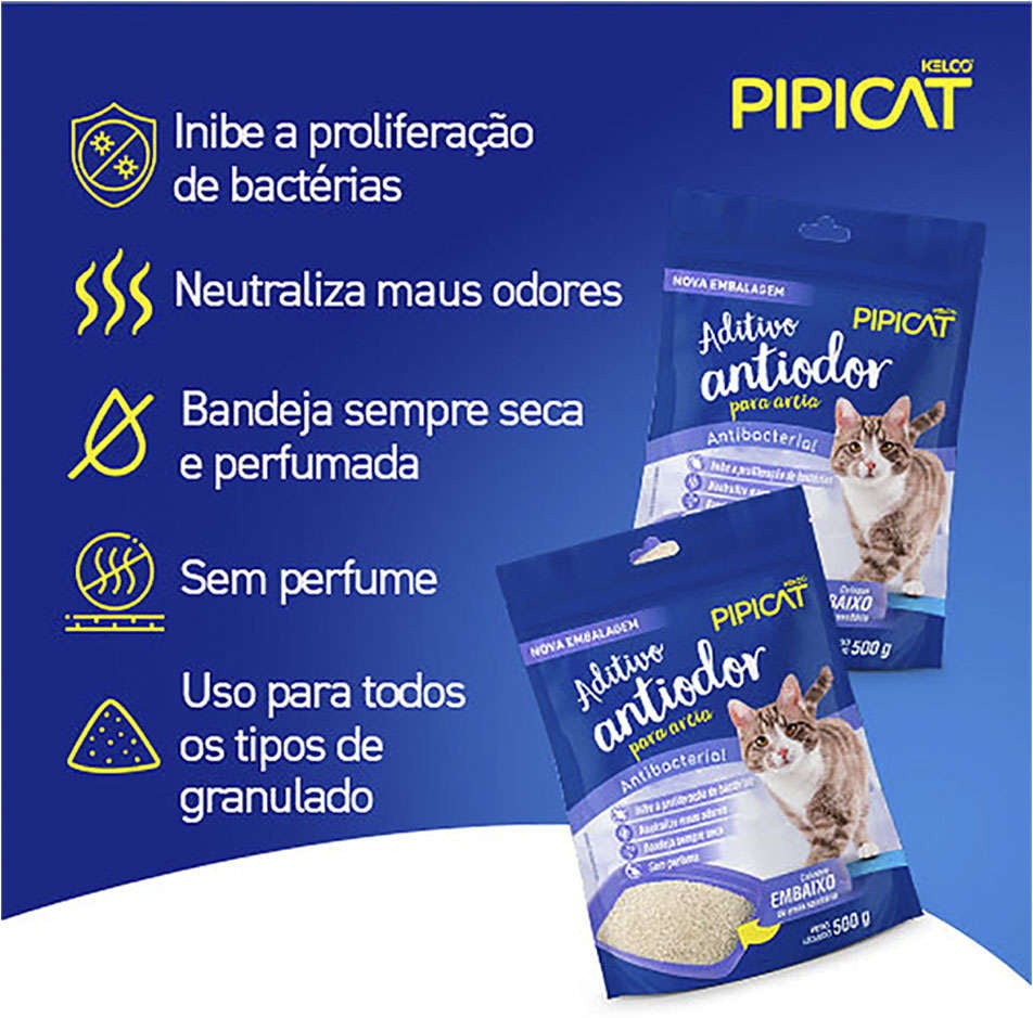 Aditivo Pipicat Antibacterial - 500 g