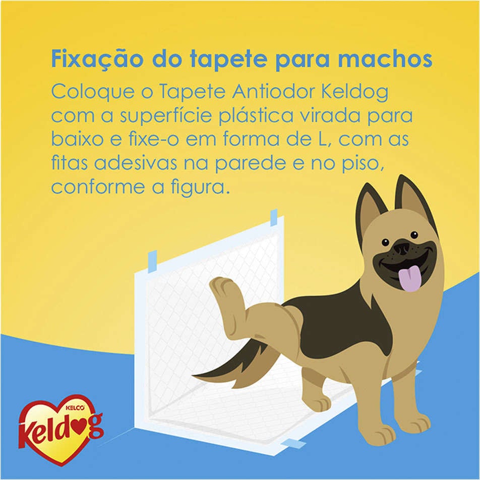 Kit Tapete Higiênico Kelco Keldog Perfumado - 120 Unidades (4 Pacotes)