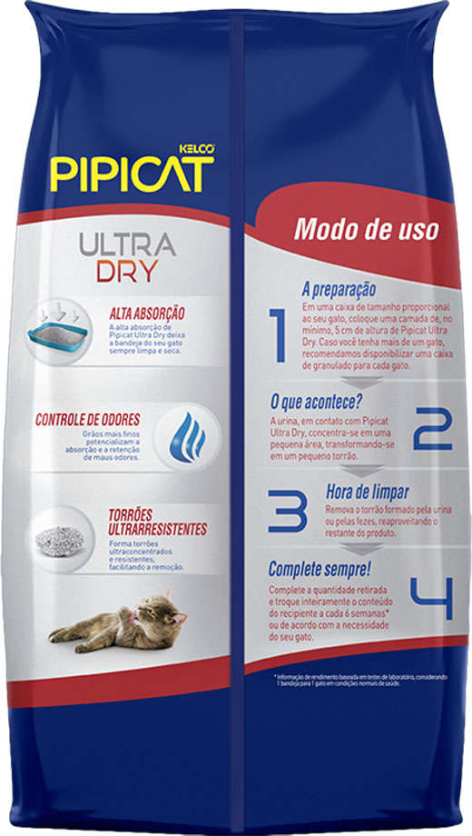 Areia Sanitária Kelco Pipicat Ultra Dry - 4Kg