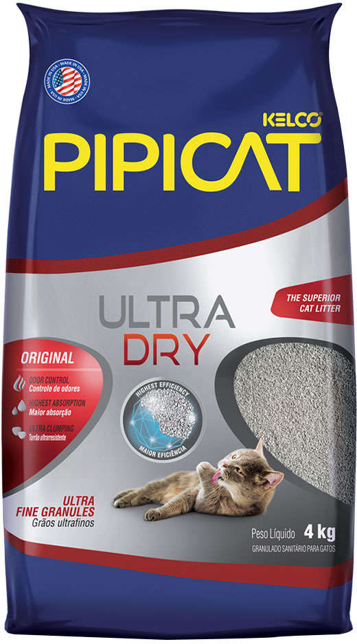 Areia Sanitária Kelco Pipicat Ultra Dry - 4Kg