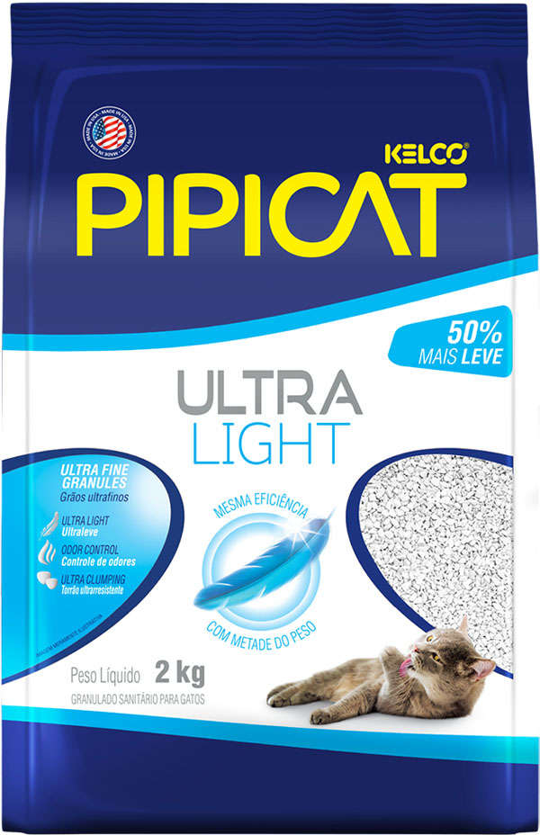 Areia Sanitária Kelco Pipicat Ultra Light - 2Kg