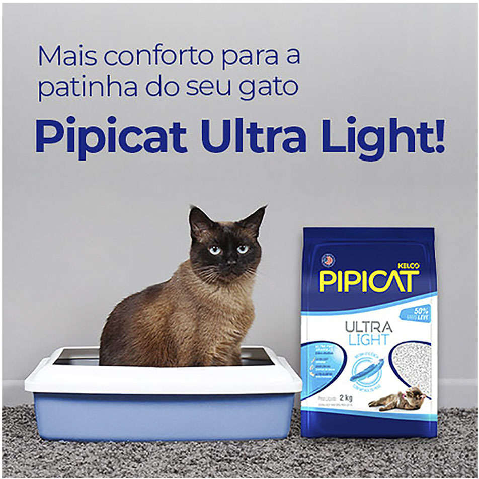 Areia Sanitária Kelco Pipicat Ultra Light - 2Kg