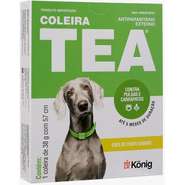 Coleira Antiparasitária Tea König Externo 57 cm para Cães - 38 g