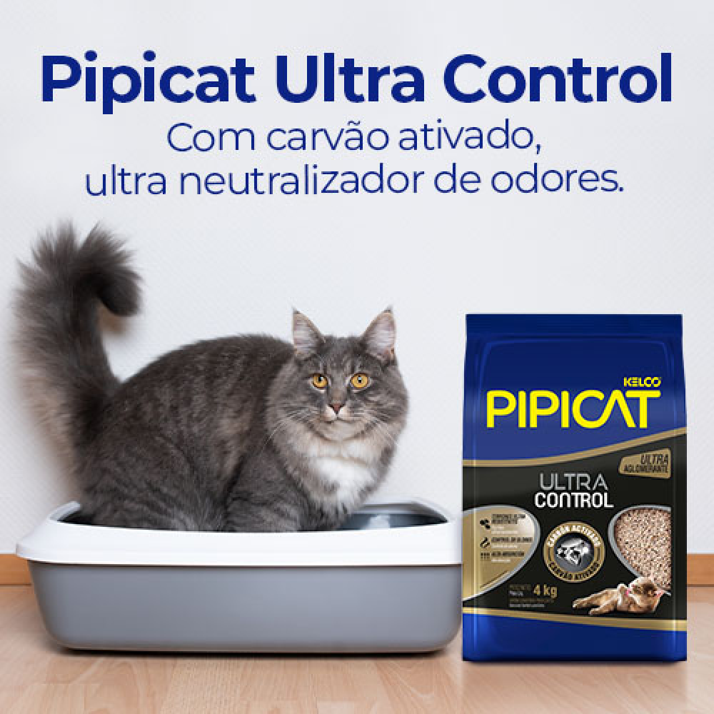 Granulado Sanitário Pipicat Ultra Control - 4Kg