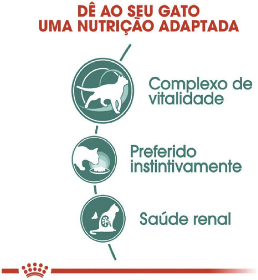 Ração Úmida Royal Canin Sachê Feline Health Nutrition Instinctive +7 para Gatos Adultos - 85 g