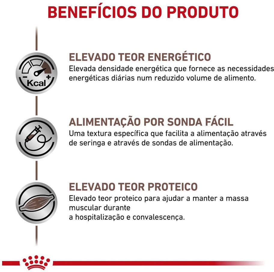 Ração Royal Canin Lata Canine e Feline Veterinary Diet Recovery Wet - 195 g