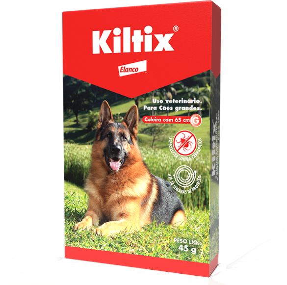 Coleira Elanco Antipulgas e Carrapatos Kiltix - Tam. G