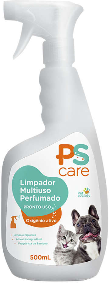 Limpador Multiuso Pet Society PS Care Perfumado - 500 mL