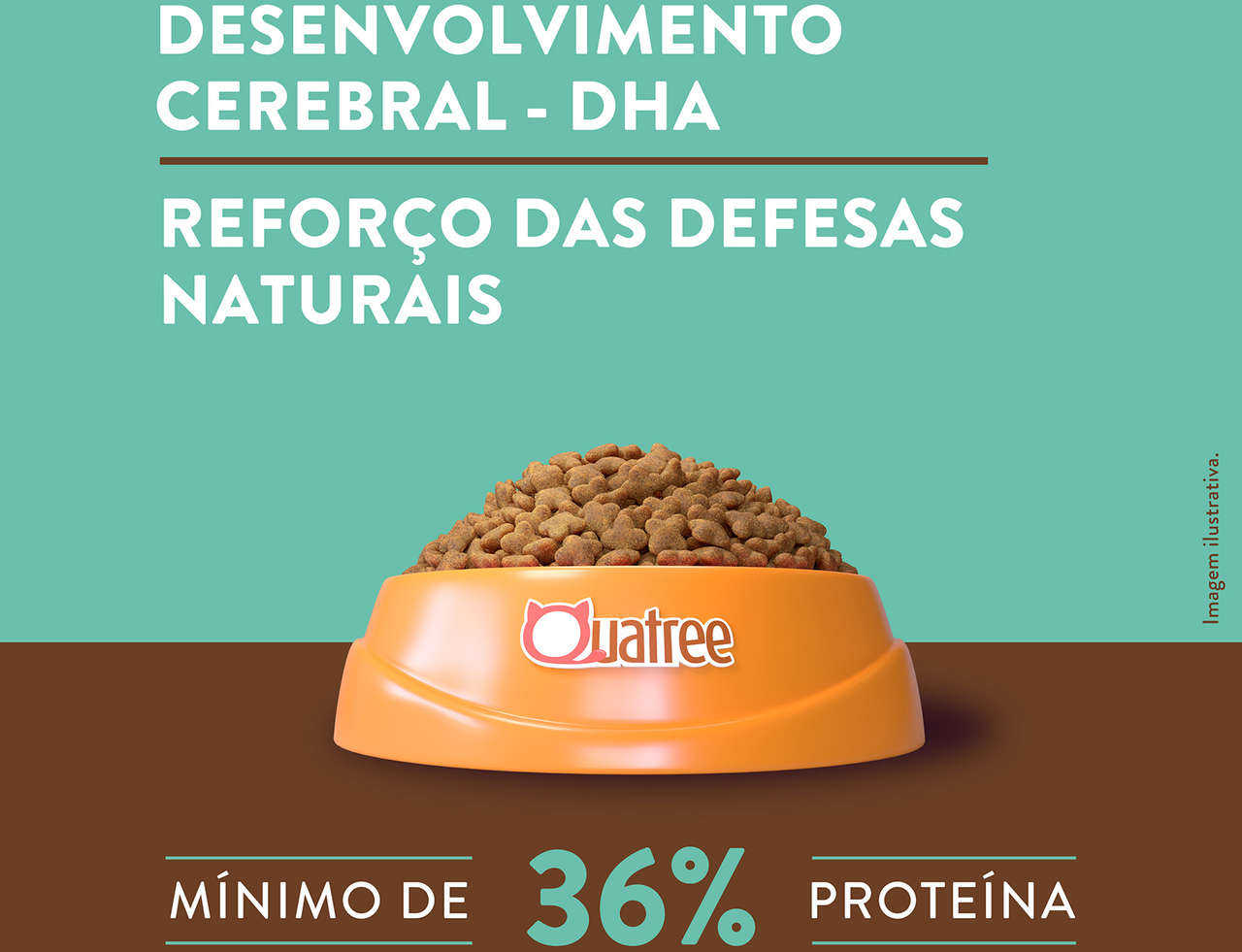 Ração Seca Quatree Supreme Salmão e Arroz Gatos Filhotes - 10,1Kg