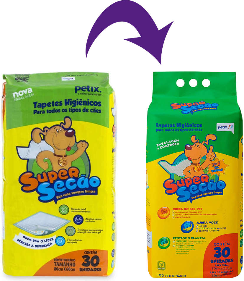 Tapete Higiênico Super Secão - 30 Unidades
