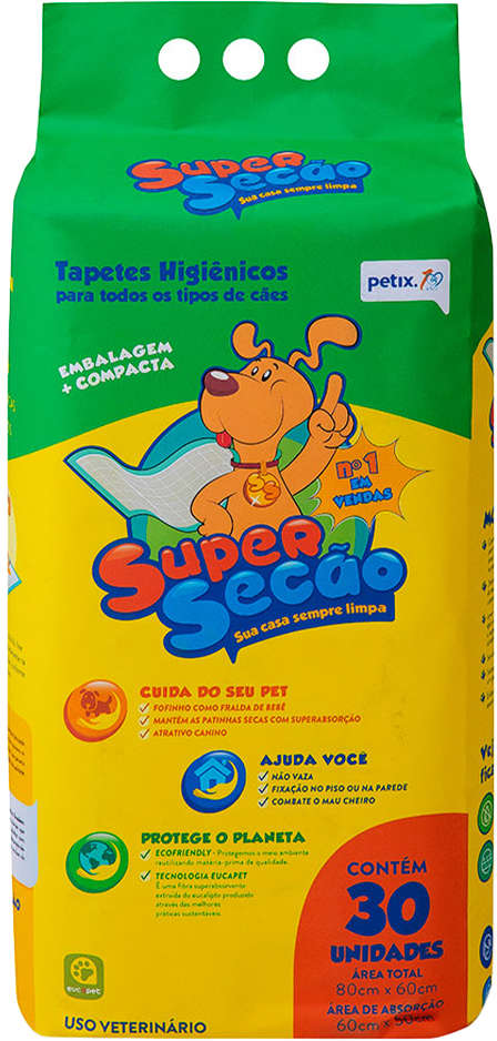 Tapete Higiênico Super Secão - 30 Unidades