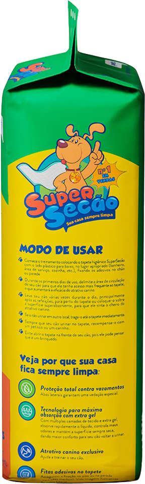 Tapete Higiênico Super Secão - 30 Unidades