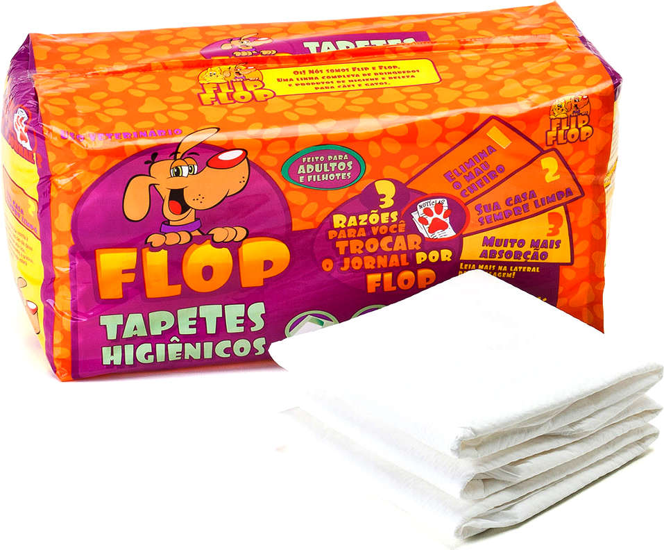 Tapete Higiênico Petix Flop - 30 Unidades