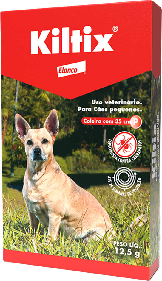 Coleira Elanco Antipulgas e Carrapatos Kiltix - Tam. P