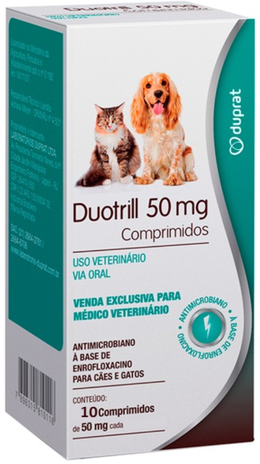 Antimicrobiano DuoTrill 50 mg - 10 comprimidos