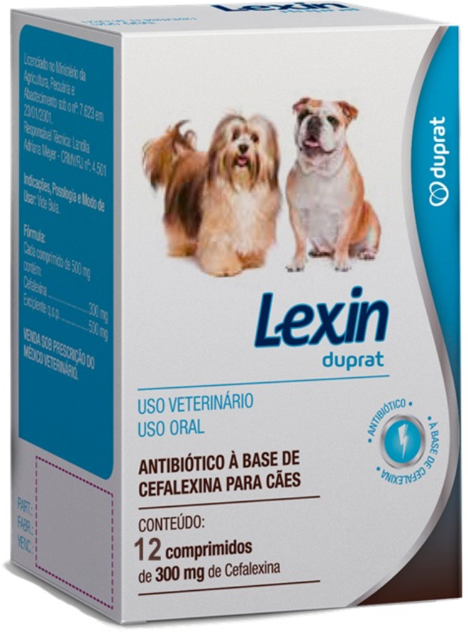 Antibiótico Lexin 300 mg - 12 Comprimidos