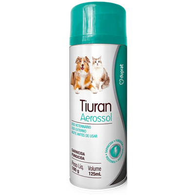 Aerossol Sarnicida Duprat Tiuran para Cães e Gatos - 125 mL