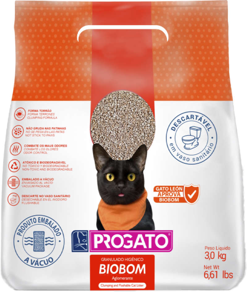Granulado Higiênico ProGato Biobom - 3Kg