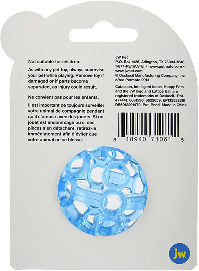 Brinquedo JW Lattice Ball - Azul