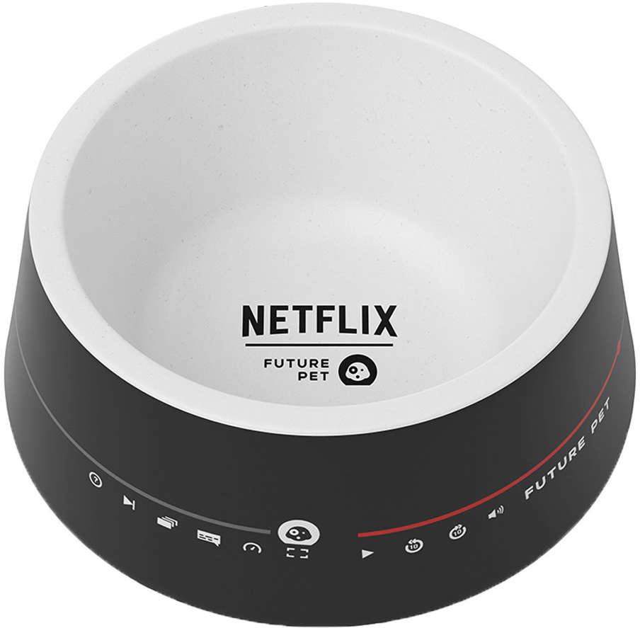 Comedouro Future Pet Play Netflix - 630 mL