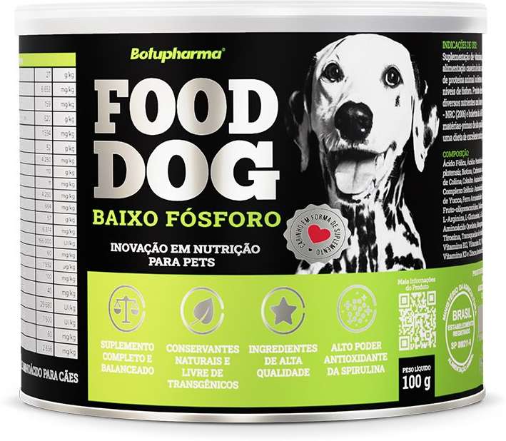 Suplemento Vitamínico Botupharma Pet Food Dog Baixo Fósforo - 100 g