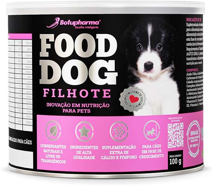 Suplemento Vitamínico Botupharma Pet Food Dog Crescimento - 100 g