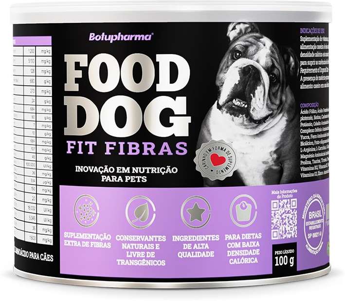 Suplemento Vitamínico Botupharma Pet Food Dog Fit Fibras - 100 g