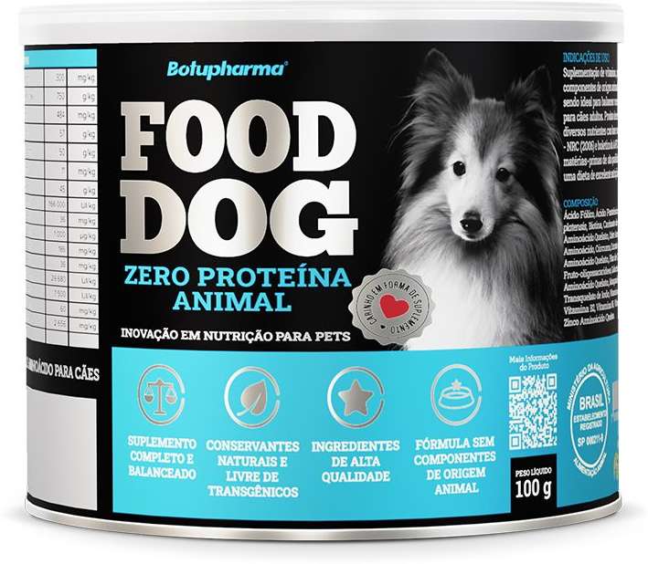 Suplemento Vitamínico Botupharma Pet Food Dog Zero Proteína Animal - 100 g