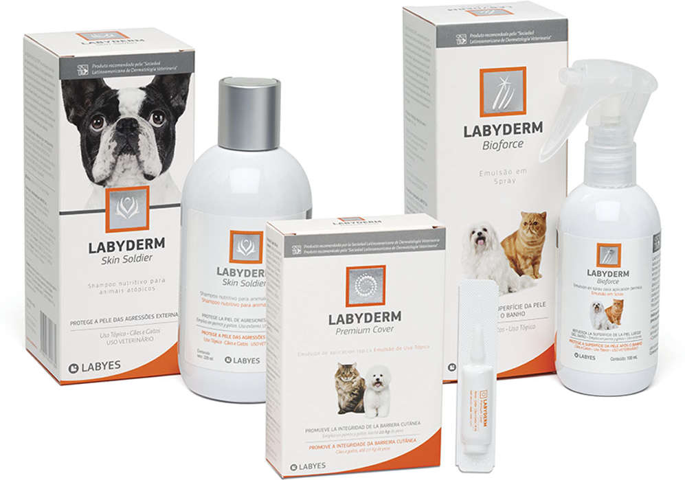 Emulsão Labyes Labyderm Bioforce Spray para Cães e Gatos - 100 mL