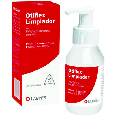 Limpador Auditivo Labyes Otiflex para Cães e Gatos