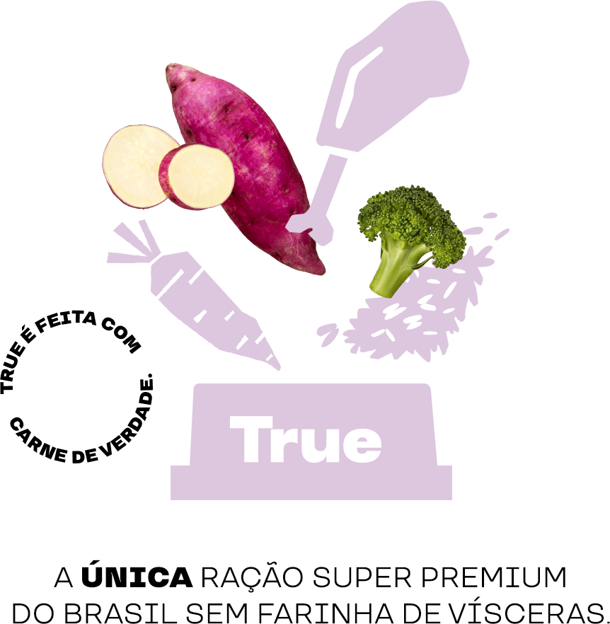 Ração Natural True para Cães Adultos Raças Médias e Grandes - 10,1Kg