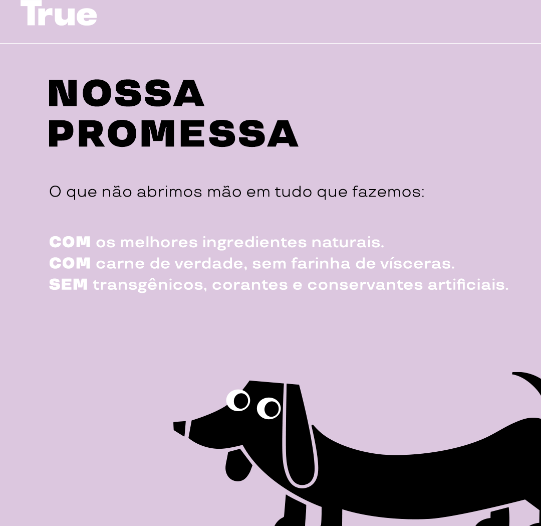 Ração Natural True para Cães Adultos Raças Médias e Grandes - 10,1Kg