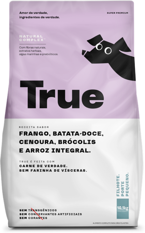 Ração Natural True para Cães Filhotes Raças Pequenas - 10,1Kg